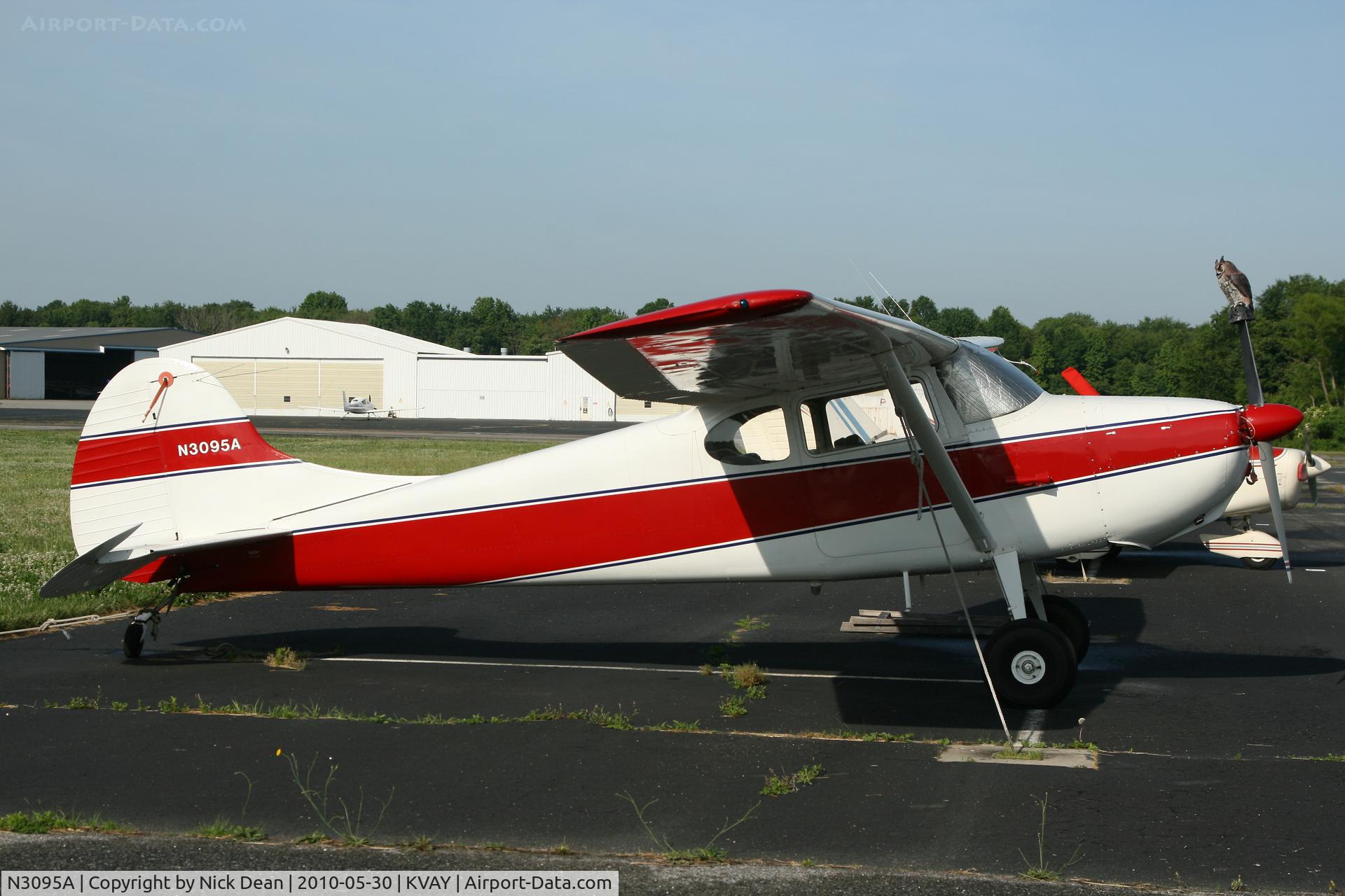 N3095A, 1953 Cessna 170B C/N 25739, KVAY