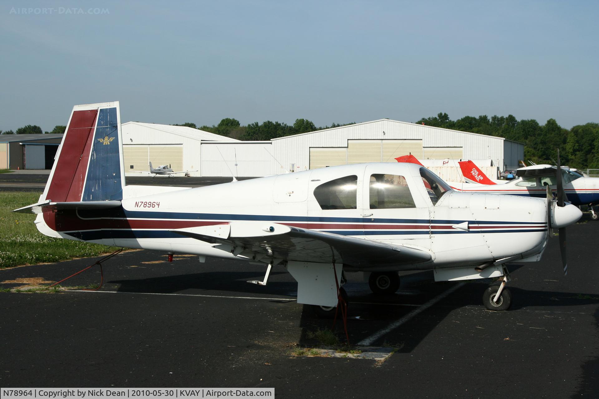 N78964, 1962 Mooney M20C Ranger C/N 1998, KVAY