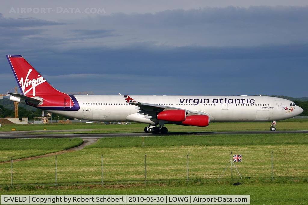 G-VELD, 1998 Airbus A340-313X C/N 214, G-VELD @ GRZ