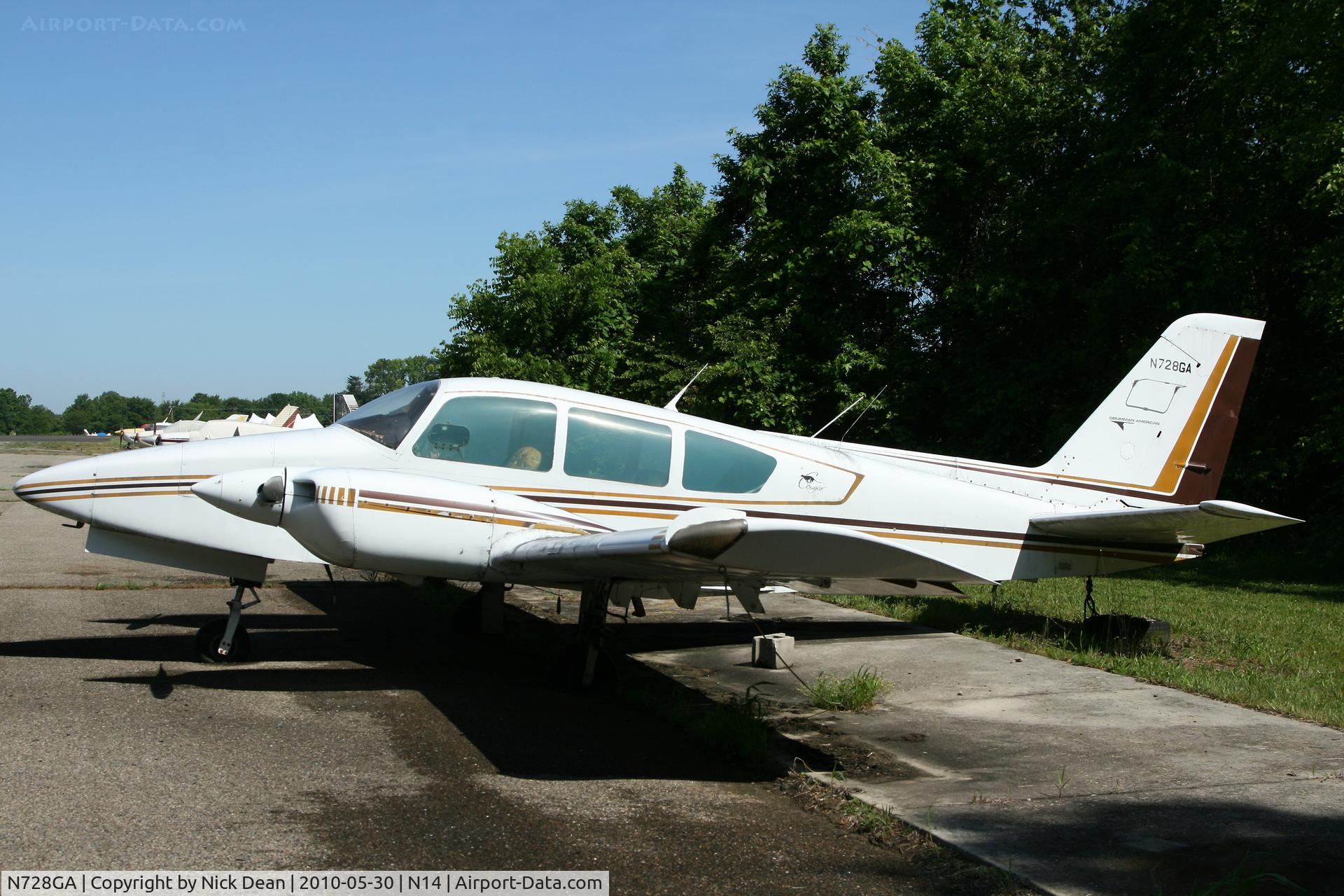 N728GA, 1978 Grumman American GA-7 Cougar C/N GA7-0027, N14