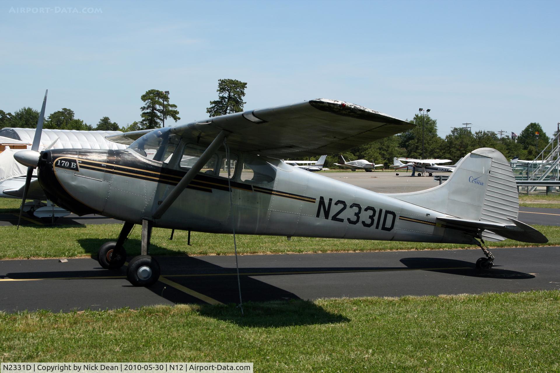 N2331D, 1952 Cessna 170B C/N 20483, N12