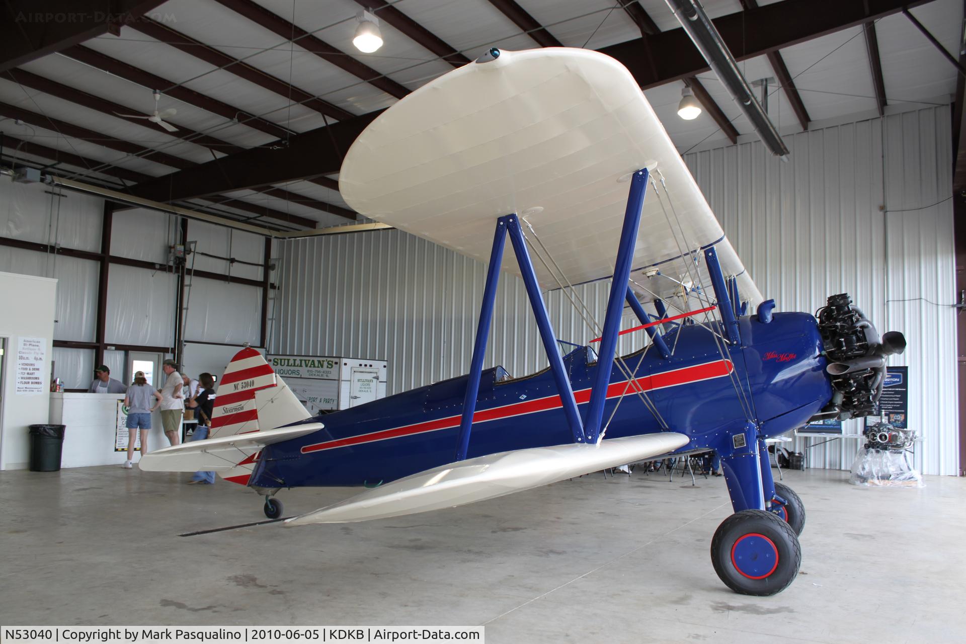 N53040, 1941 Boeing A75N1(PT17) C/N 75-799, Stearman