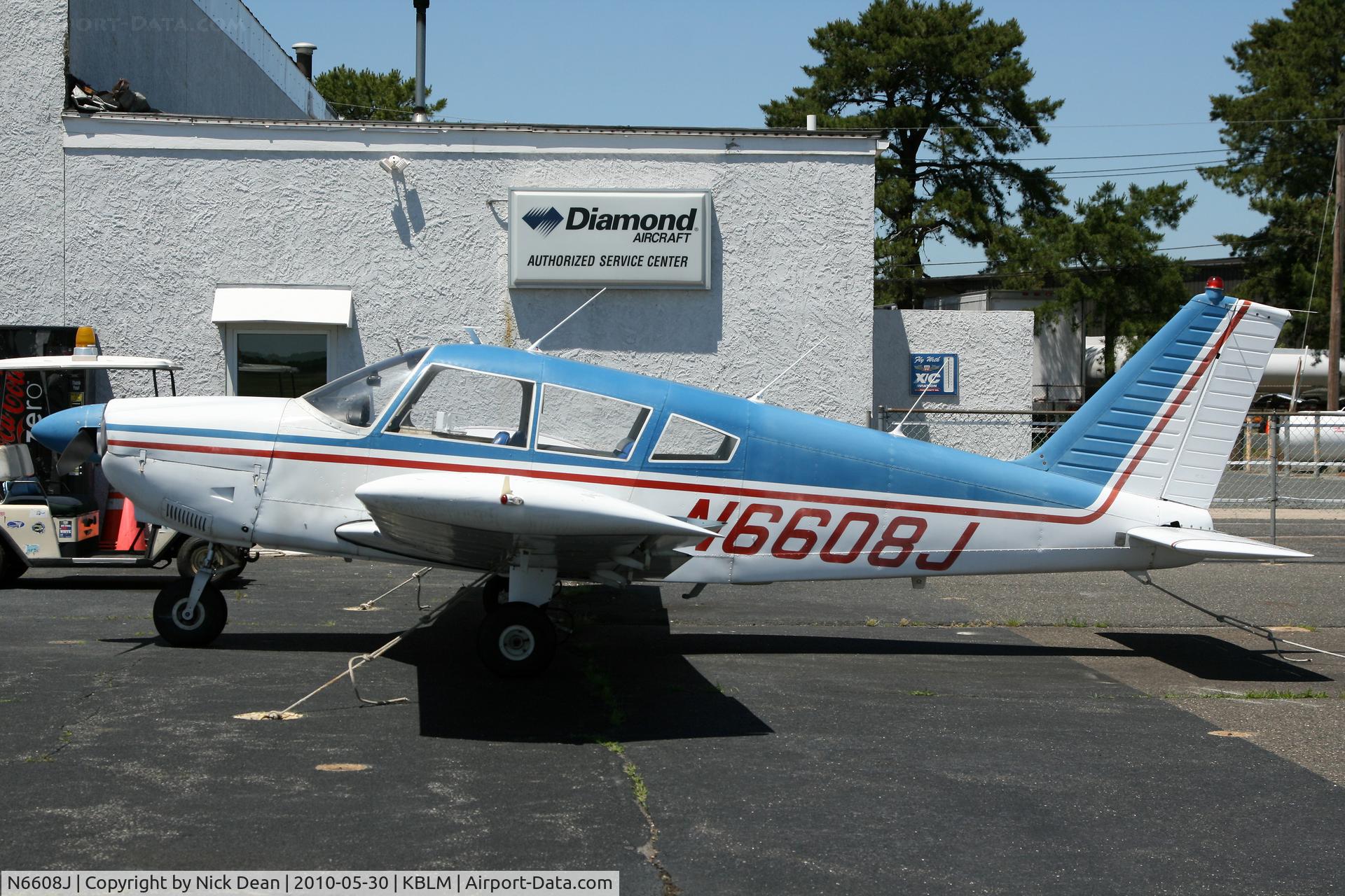 N6608J, 1968 Piper PA-28-180 C/N 28-5070, KBLM