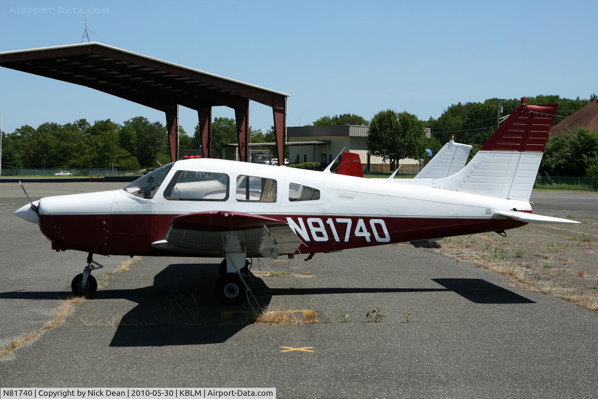 N81740, 1982 Piper PA-28-161 C/N 28-8216130, KBLM