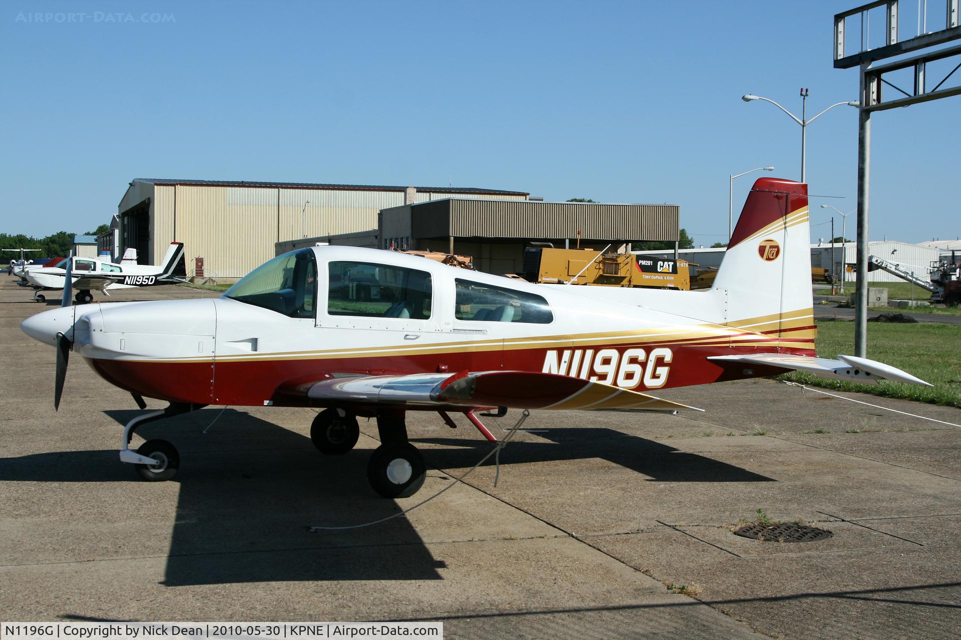N1196G, 1992 American General AG-5B Tiger C/N 10110, KPNE