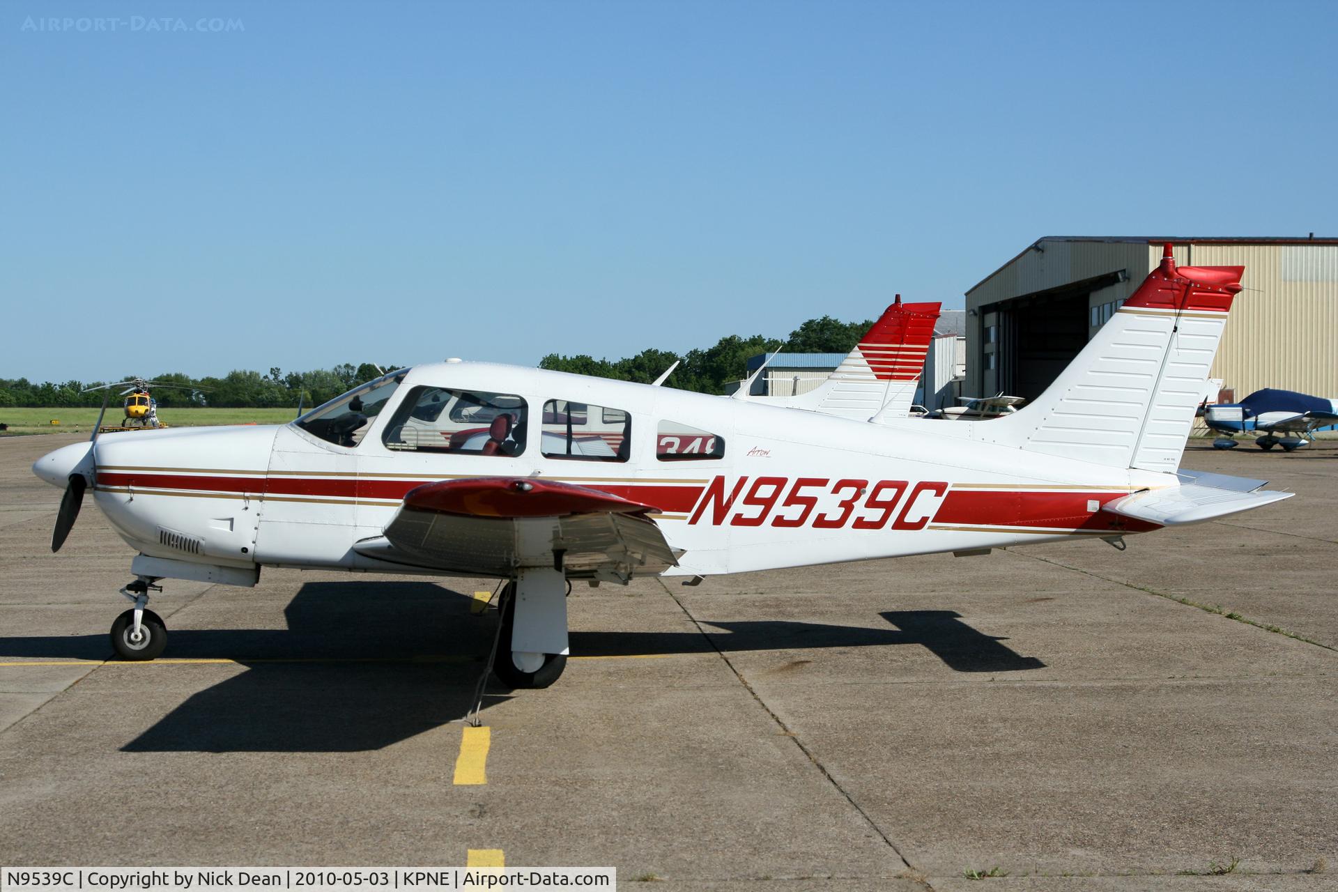 N9539C, 1978 Piper PA-28R-201 Cherokee Arrow III C/N 28R-7837206, KPNE