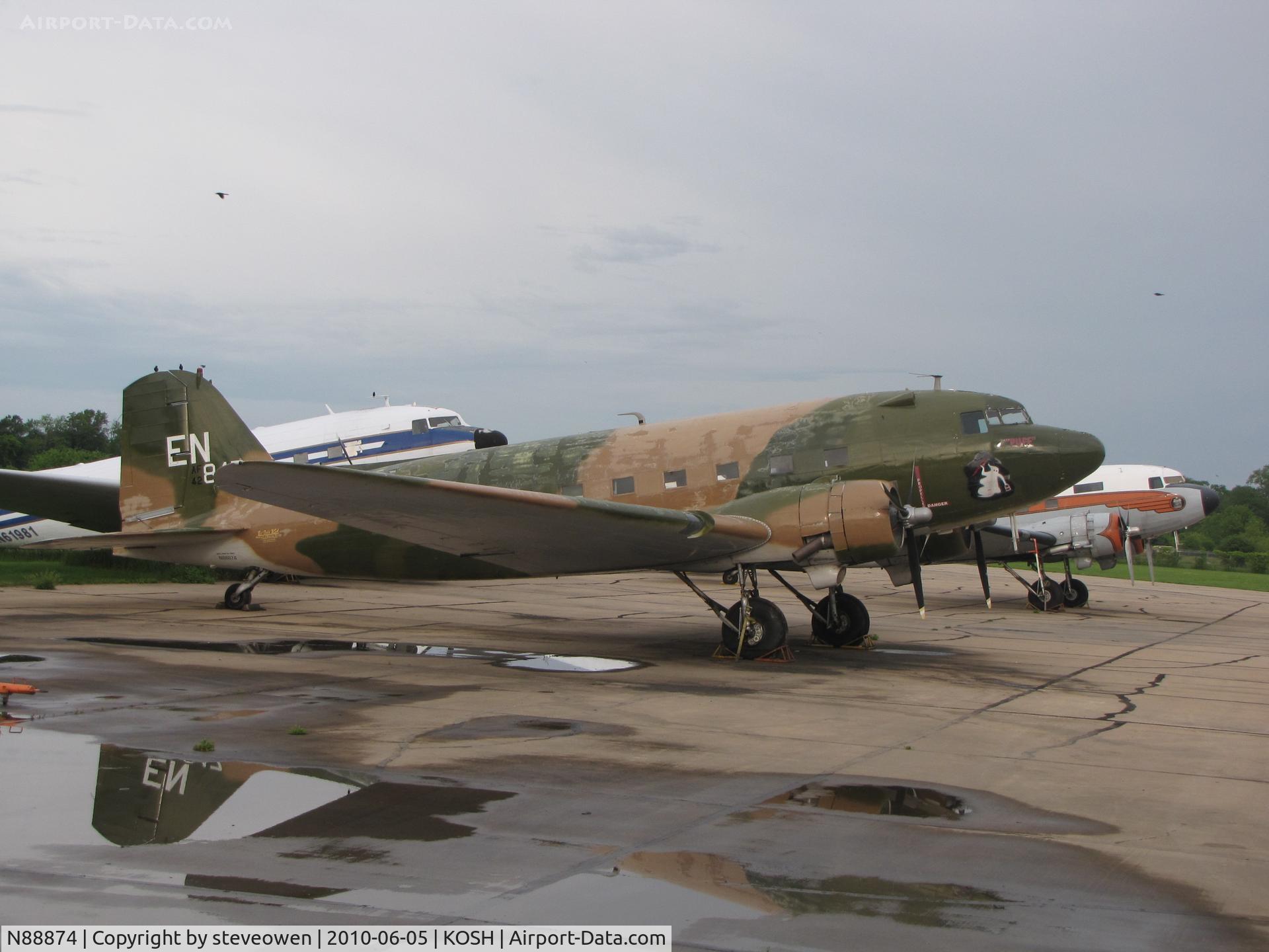 N88874, 1944 Douglas DC3C (C-47A) C/N 12693, Stored at Basler Turbo Conversions Oshkosh WI
