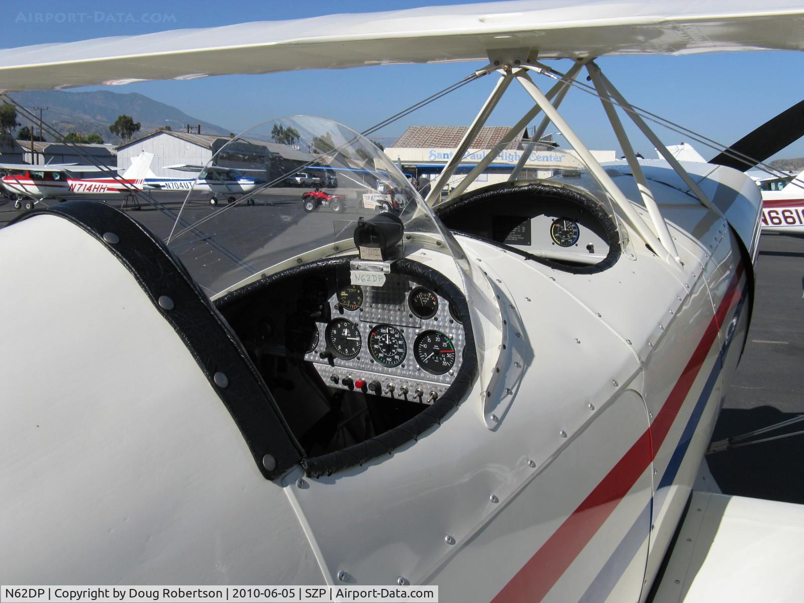 N62DP, 1988 Steen Skybolt C/N KEM 1, 1988 Glanville/Glanville STEEN SKYBOLT, Lycoming AEIO-360 180 Hp, panels