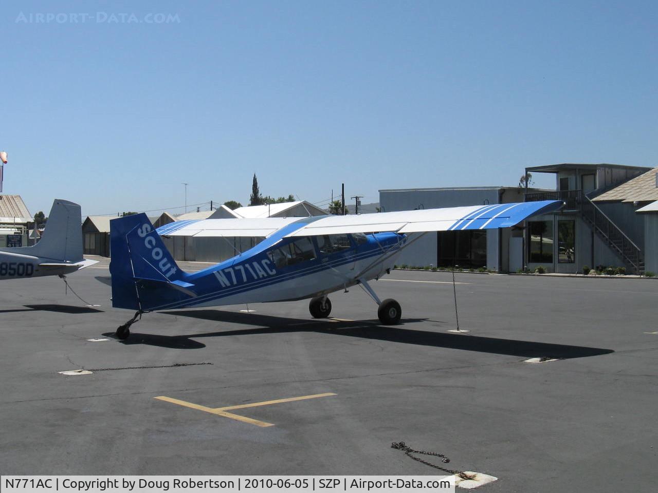 N771AC, 1997 American Champion 8GCBC Scout C/N 379-96, 1997 American Champion 8GCBC SCOUT, Lycoming O-360-A1D 180 Hp