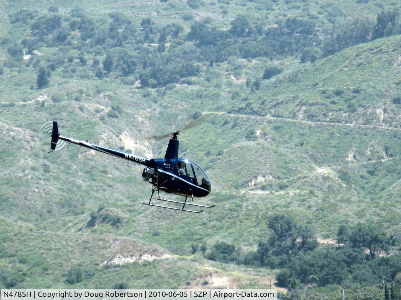 N478SH, 2006 Robinson R22 Beta C/N 4056, 2006 Robinson R22 BETA II, Lycoming O-360-J2A derated to 131 Hp, departure