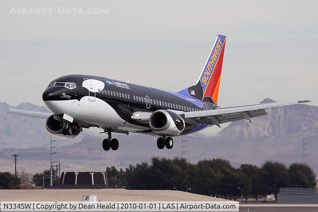 N334SW, 1988 Boeing 737-3H4 C/N 23938, Southwest Airlines 