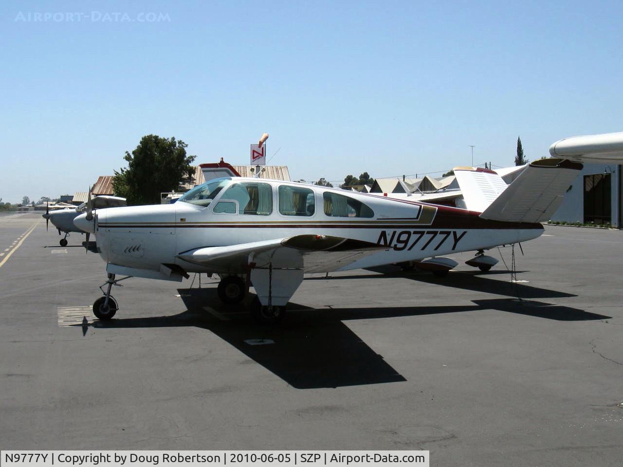 N9777Y, 1963 Beech P35 Bonanza C/N D-7160, 1963 Beech P35 BONANZA, Continental IO-470-N 260 Hp