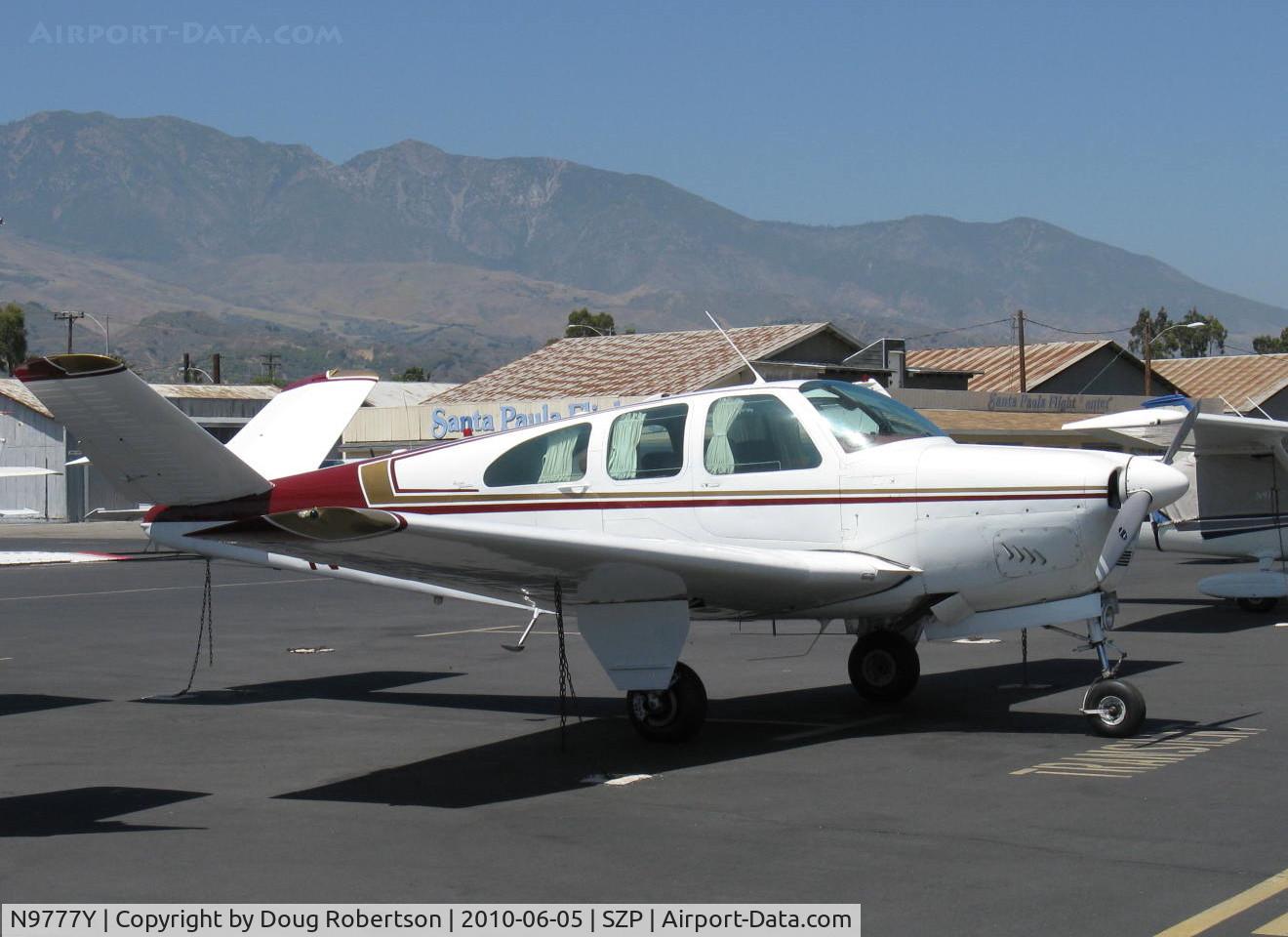 N9777Y, 1963 Beech P35 Bonanza C/N D-7160, 1963 Beech P35 BONANZA, Continental IO-470-N 260 Hp