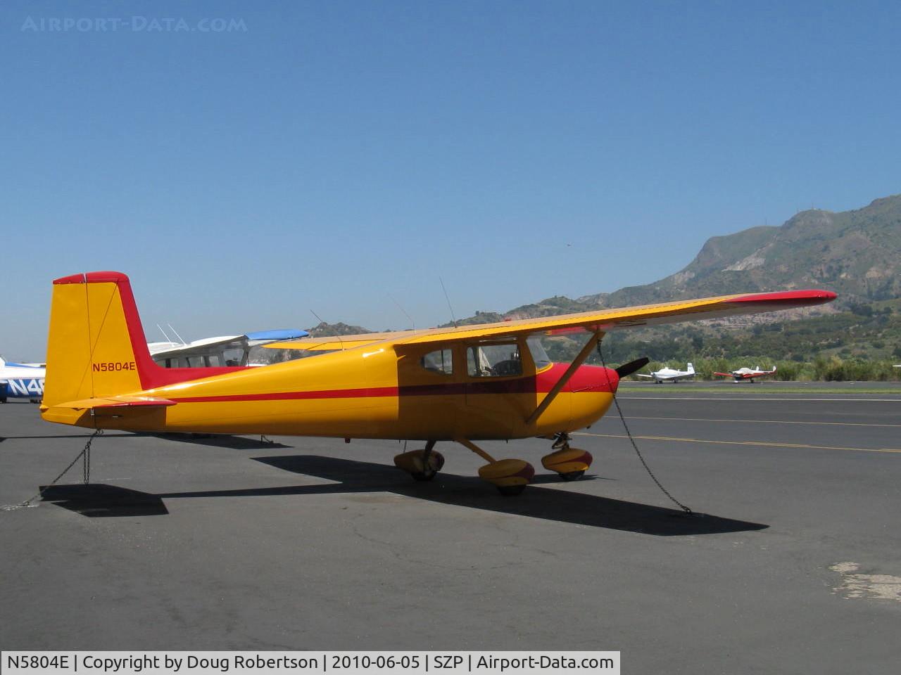 N5804E, 1959 Cessna 150 C/N 17304, 1959 Cessna 150, Continental O-200 100 Hp