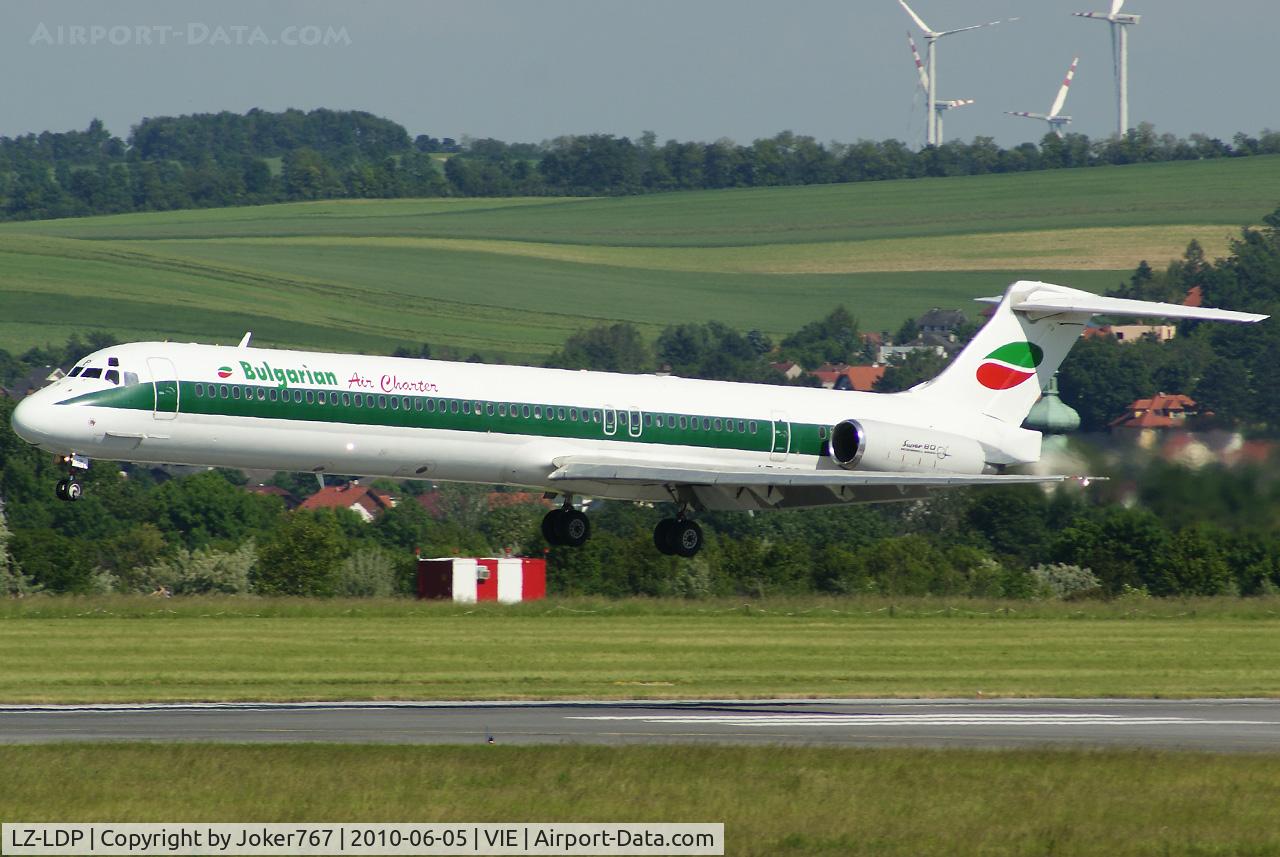 LZ-LDP, 1990 McDonnell Douglas MD-82 (DC-9-82) C/N 49973, Bulgarian Air Charter McDonnell Douglas MD-82