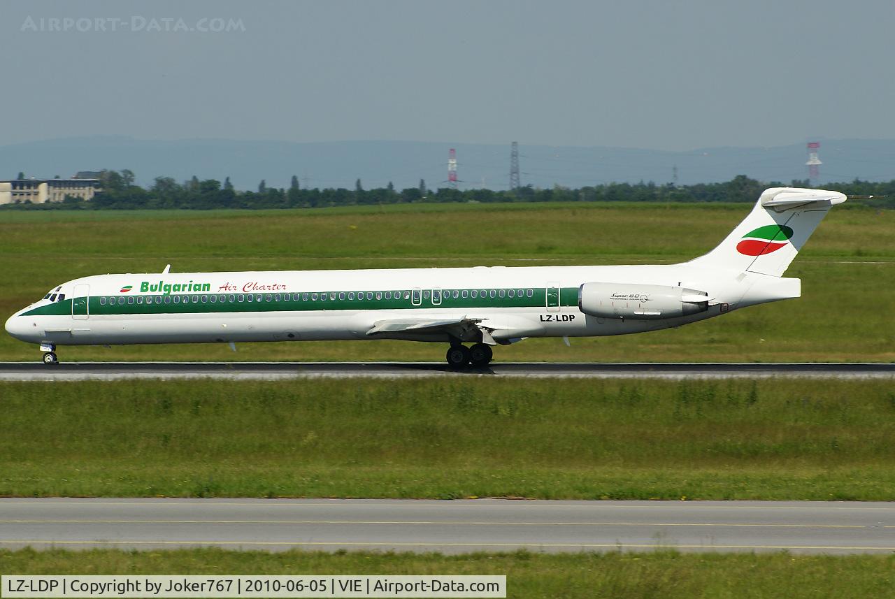 LZ-LDP, 1990 McDonnell Douglas MD-82 (DC-9-82) C/N 49973, Bulgarian Air Charter McDonnell Douglas MD-82