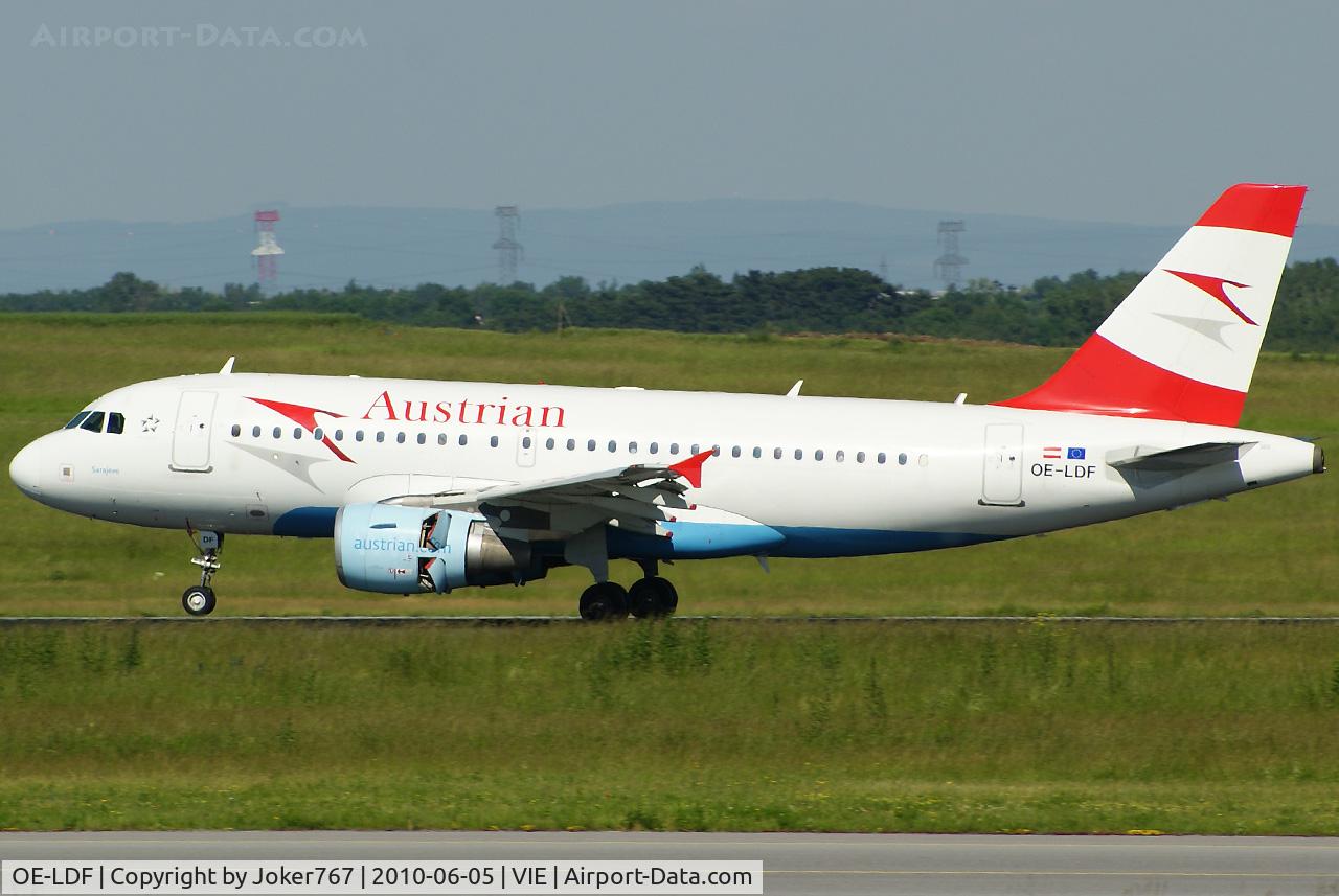 OE-LDF, 2005 Airbus A319-112 C/N 2547, Austrian Airlines Airbus A319-112