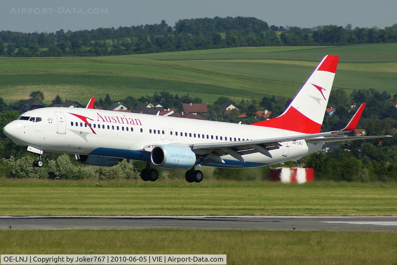 OE-LNJ, 1998 Boeing 737-8Z9 C/N 28177, Austrian Airlines Boeing 737-8Z9(WL)