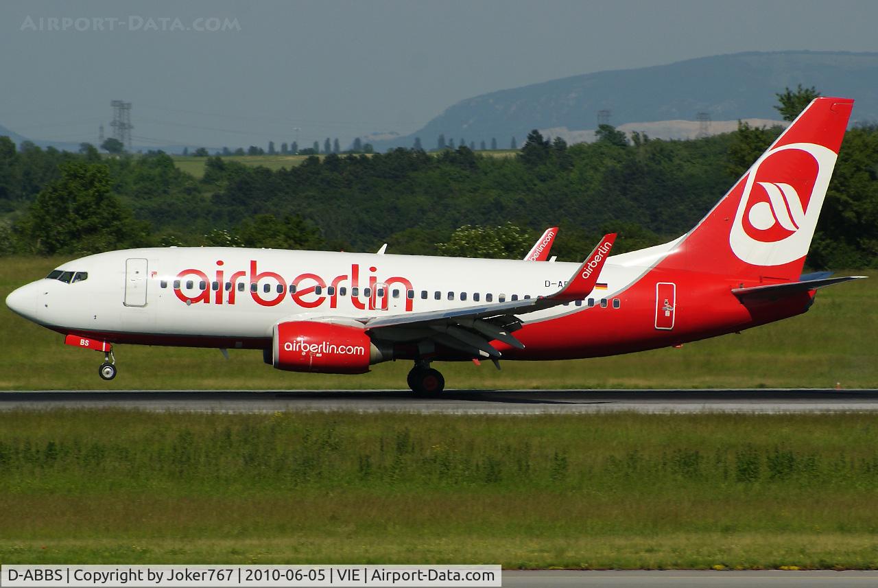 D-ABBS, 2001 Boeing 737-76N C/N 28654, Air Berlin Boeing 737-76N(WL)