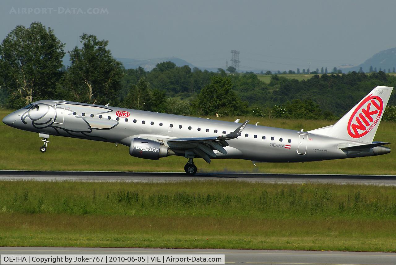 OE-IHA, 2009 Embraer 190LR (ERJ-190-100LR) C/N 19000285, NIKI Embraer ERJ-190-100LR