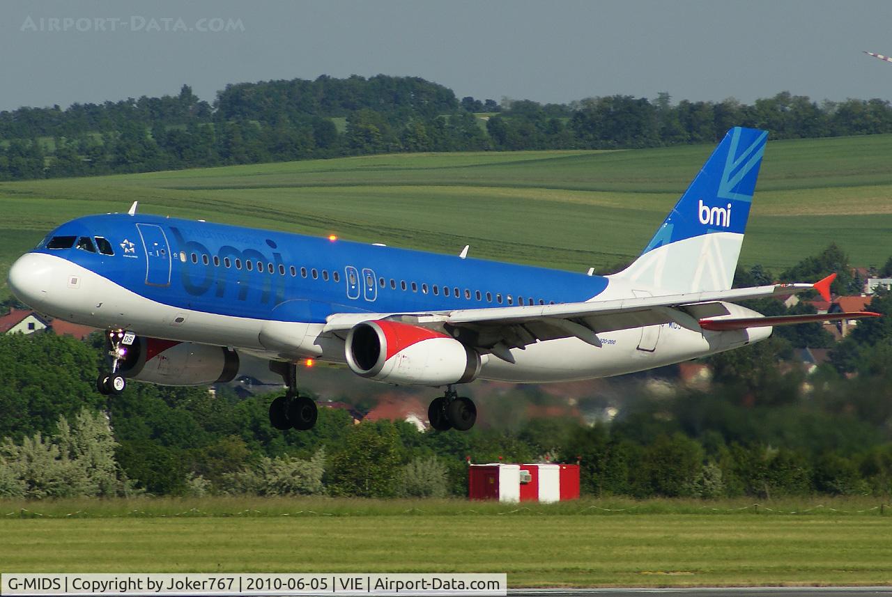 G-MIDS, 2001 Airbus A320-232 C/N 1424, British Midland (BMI) Airbus A320-232