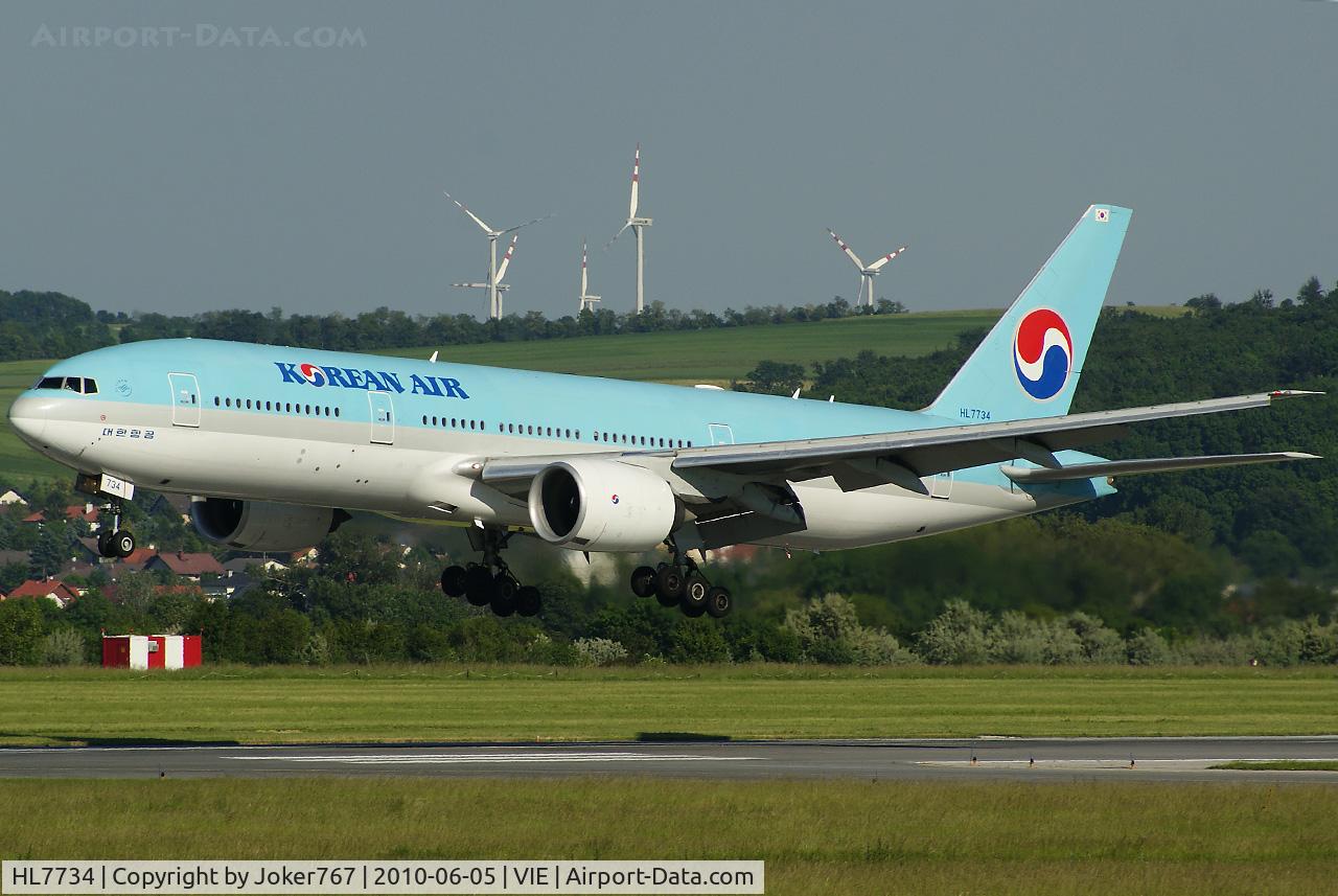 HL7734, 2008 Boeing 777-2B5/ER C/N 34207, Korean Air Boeing 777-2B5(ER)