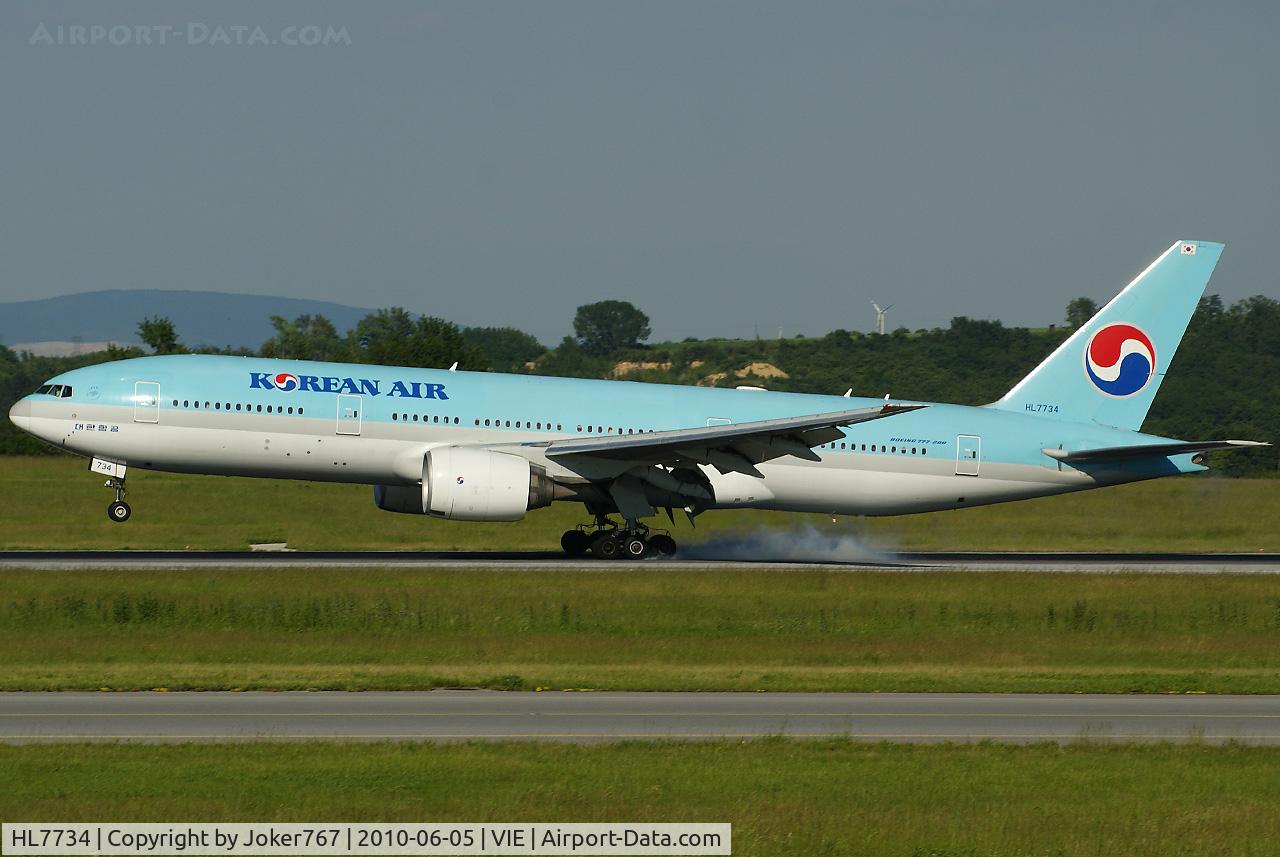 HL7734, 2008 Boeing 777-2B5/ER C/N 34207, Korean Air Boeing 777-2B5(ER)