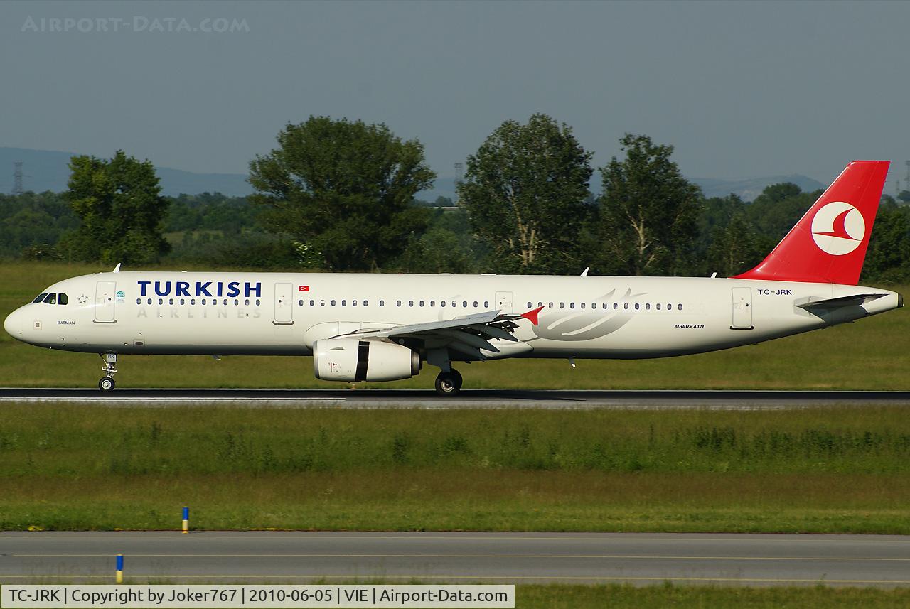 TC-JRK, 2008 Airbus A321-231 C/N 3525, Turkish Airlines Airbus A321-231