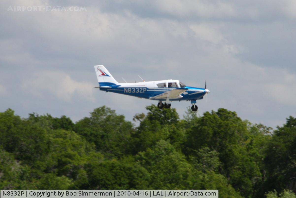 N8332P, 1963 Piper PA-24-250 Comanche C/N 24-3585, Arriving at Lakeland, Florida during Sun N Fun 2010.