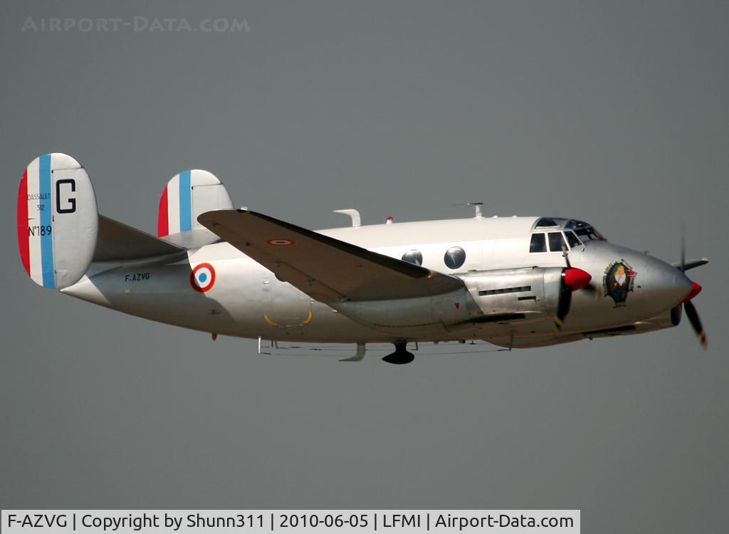 F-AZVG, Dassault MD-312 Flamant C/N 189, On exhibition during LFMI Airshow 2010