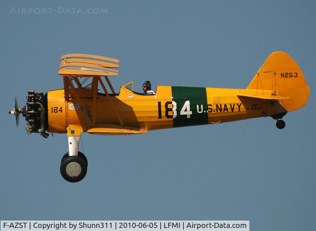 F-AZST, Boeing PT-17 Kaydet (A75N1) C/N A75-2184, Participant of the LFMI Airshow 2010