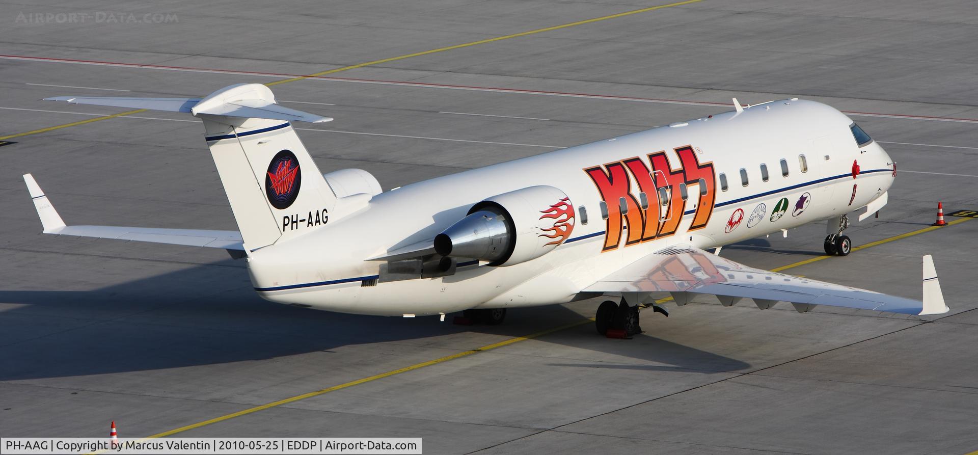 PH-AAG, 2003 Bombardier CRJ-200ER (CL-600-2B19) C/N 7763, KISS comes with Soldi Air....to Leipzig