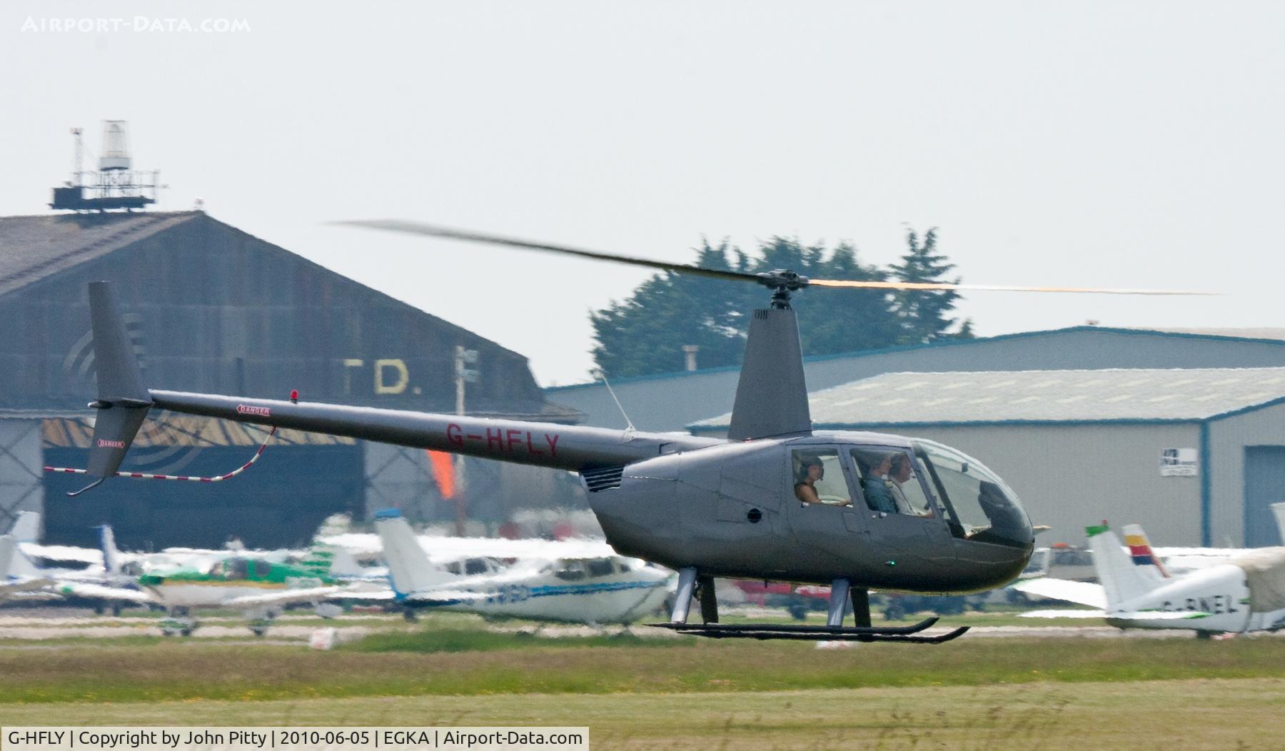 G-HFLY, 2007 Robinson R44  Raven II C/N 11876, Robinson R44 II - Shoreham Airport, West Sussex