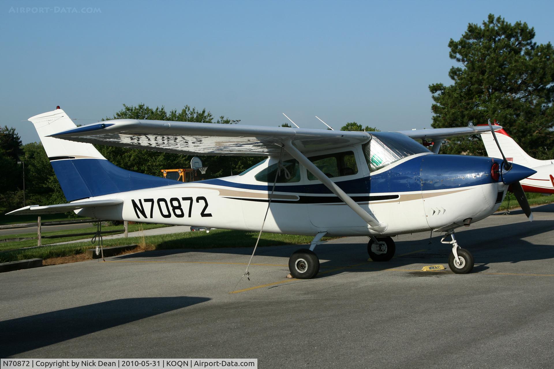 N70872, 1968 Cessna 182M Skylane C/N 18259402, KOQN