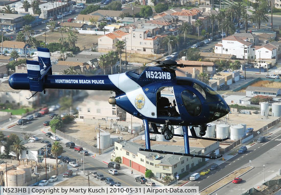 N523HB, 2007 MD Helicopters 500N C/N LN105, Huntington Beach PD 
