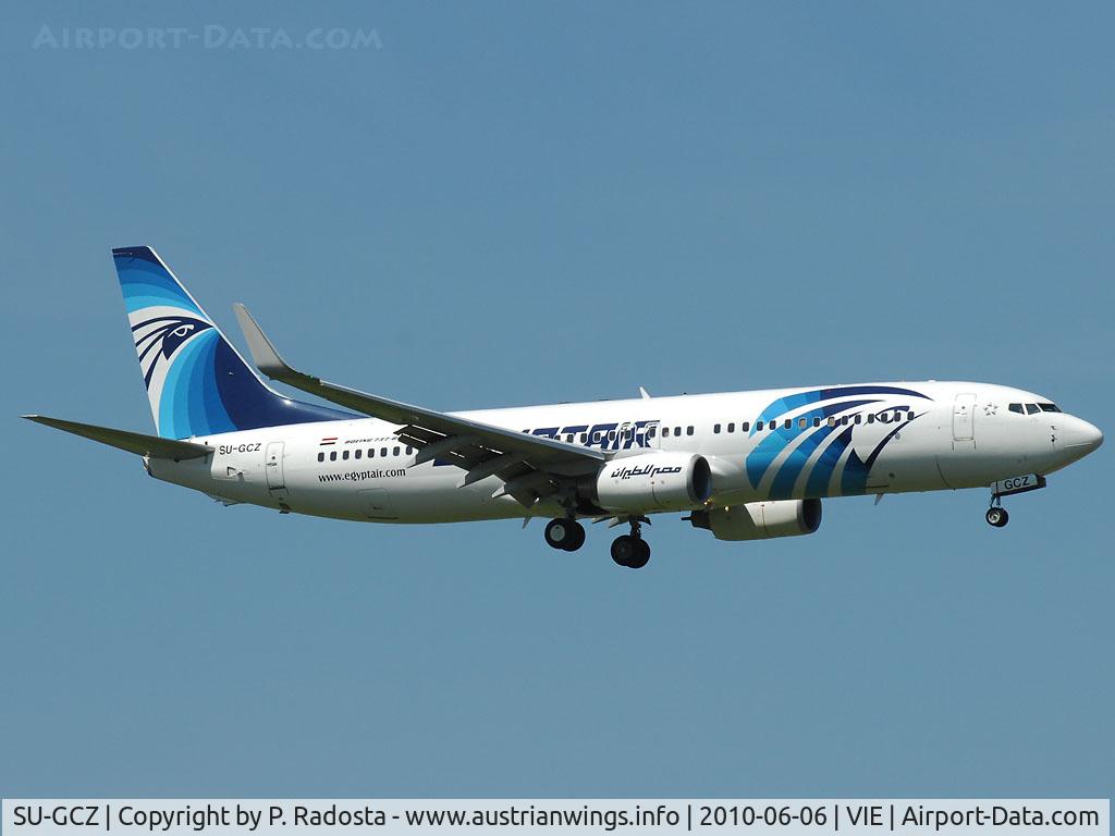 SU-GCZ, 2009 Boeing 737-866 C/N 35568, Appr. RWY 11