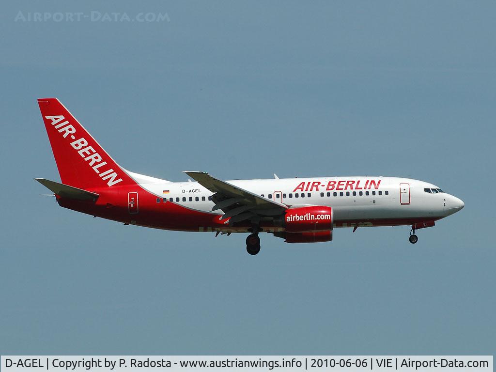 D-AGEL, 1997 Boeing 737-75B C/N 28110, Appr. RWY 11