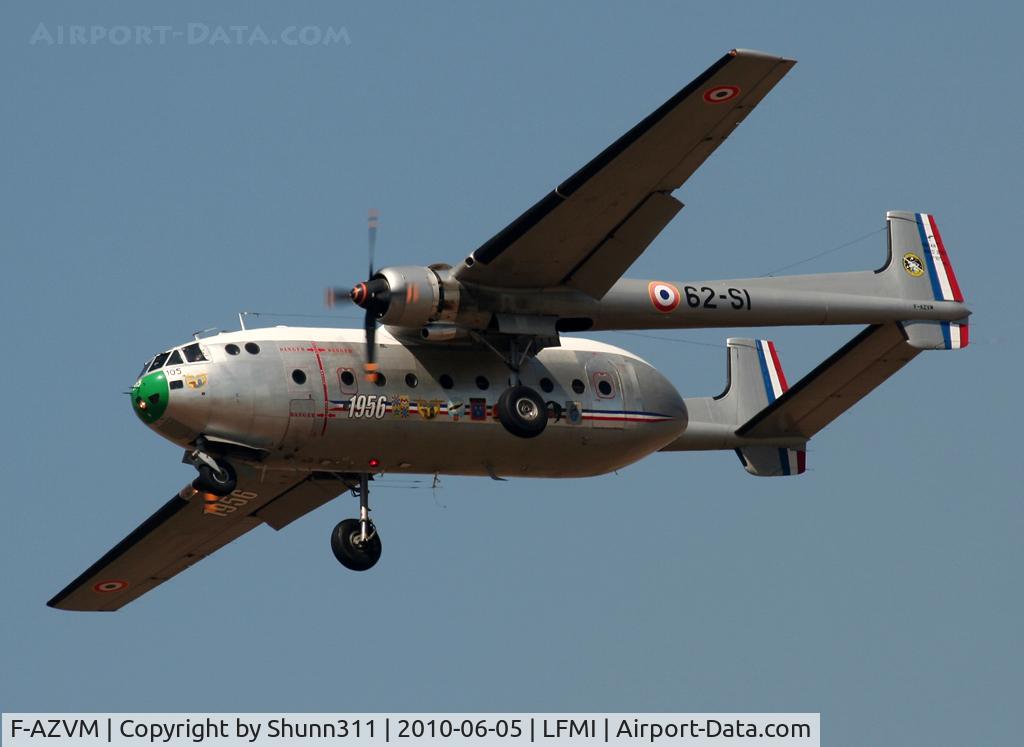 F-AZVM, 1956 Nord N-2501F Noratlas C/N 105, Participant of the LFMI Airshow 2010