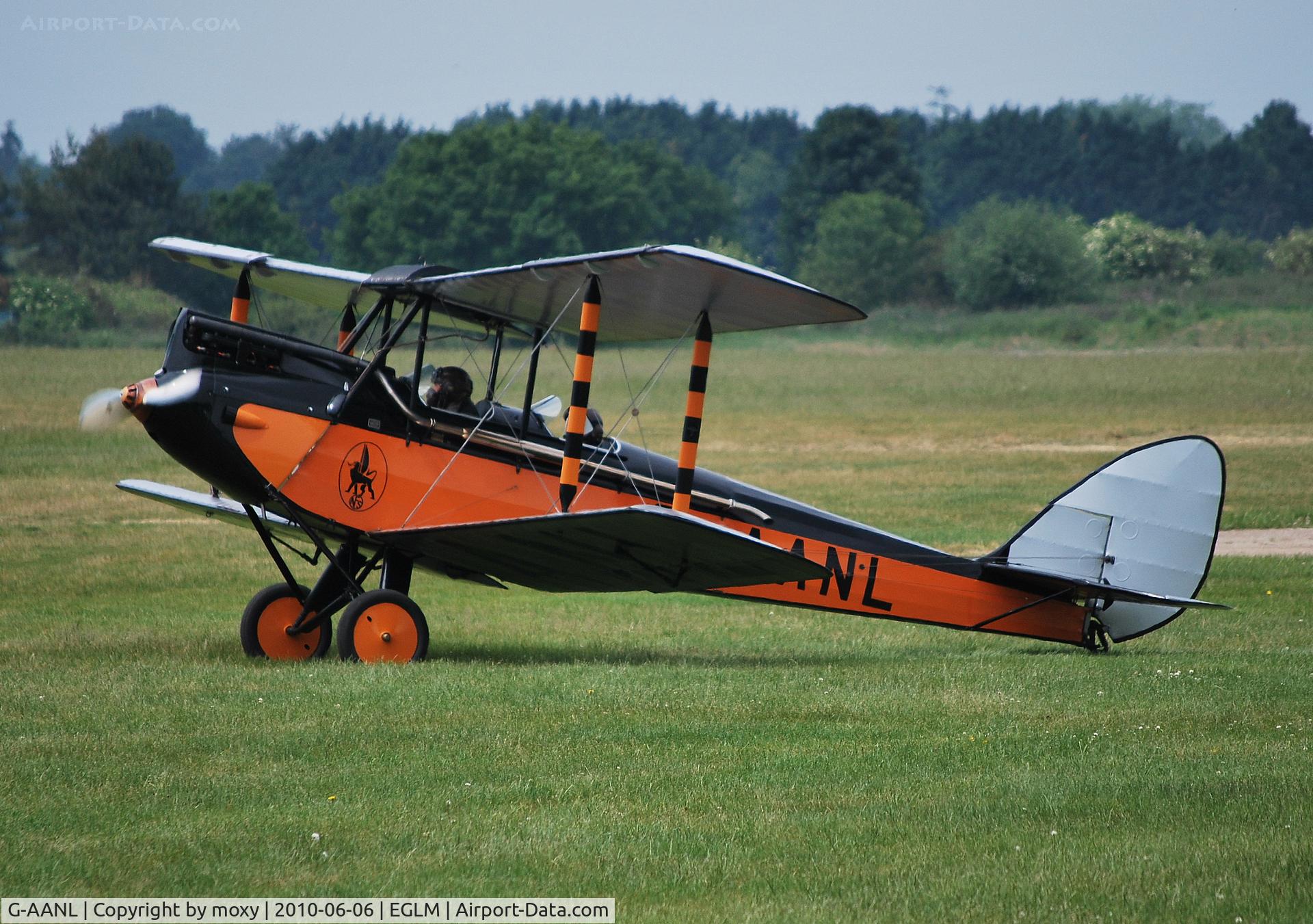 G-AANL, 1929 De Havilland DH.60M Moth C/N 1446, 1929 DH60M Moth Ex OY-DEH at White Waltham