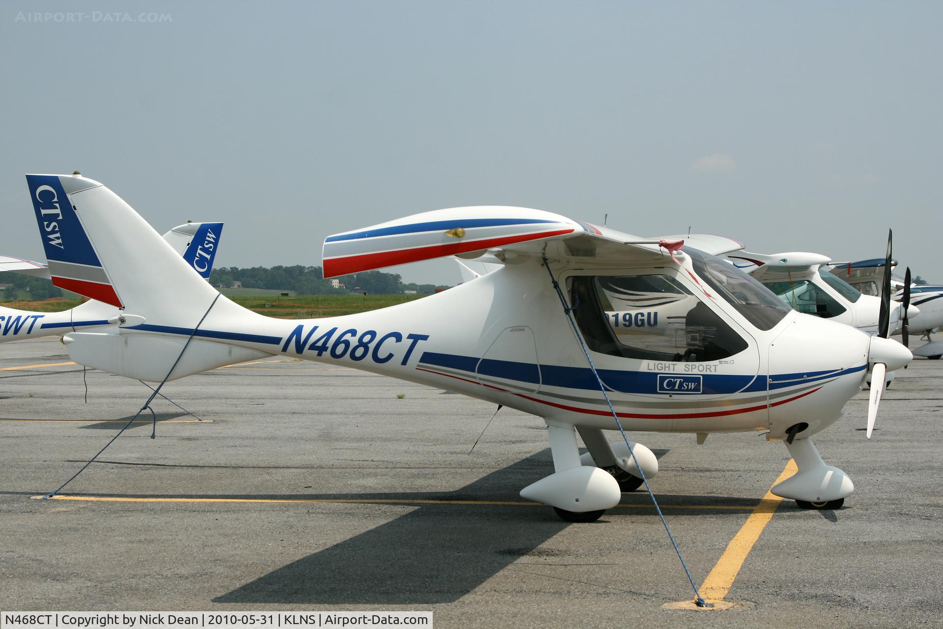 N468CT, 2007 Flight Design CTSW C/N 07-04-15, KLNS