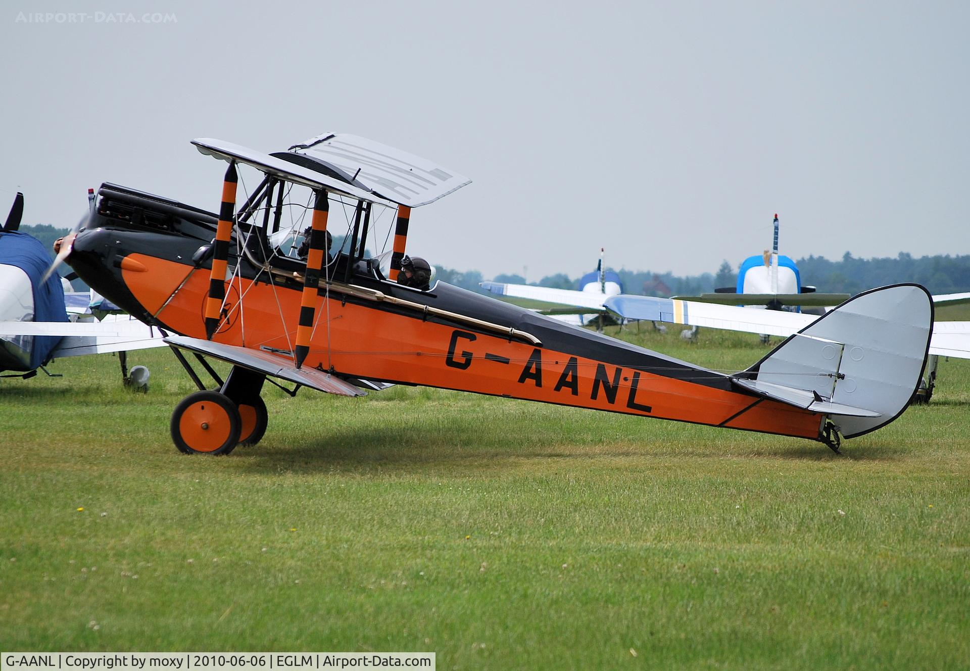 G-AANL, 1929 De Havilland DH.60M Moth C/N 1446, 1929 DH60M Moth Ex OY-DEH at White Waltham