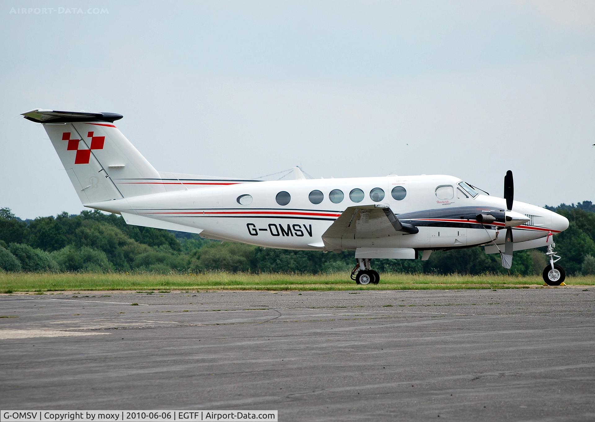 G-OMSV, 2009 Hawker Beechcraft B200GT King Air King Air C/N BY-96, BEECHCRAFT 200GT KINGAIR at Fairoaks