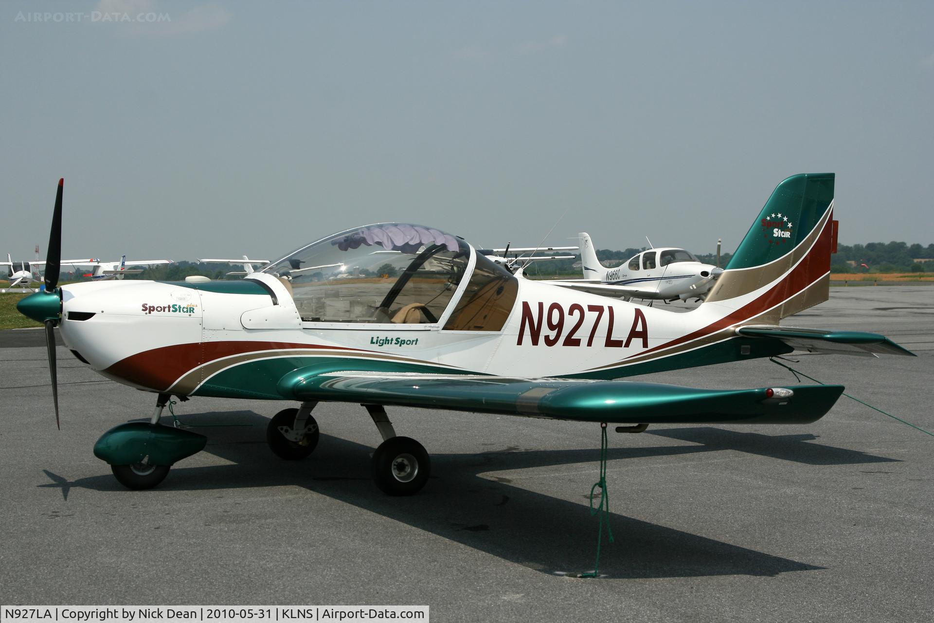 N927LA, 2007 Evektor-Aerotechnik Sportstar Plus C/N 20070927, KLNS