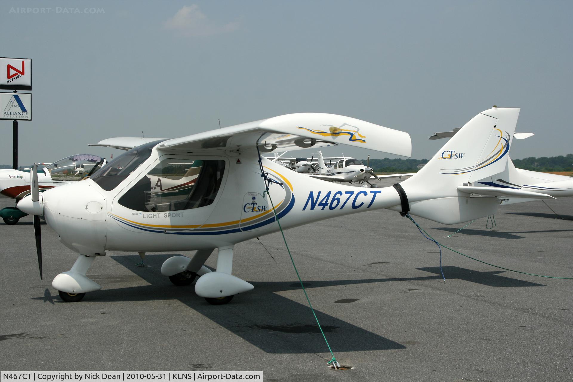 N467CT, 2007 Flight Design CTSW C/N 07-04-14, KLNS