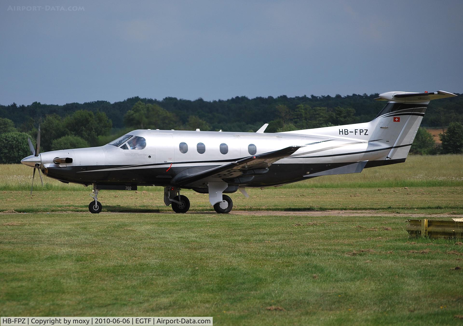HB-FPZ, 2006 Pilatus PC-12/47 C/N 702, Pilatus PC12/47 arriving Fairoaks