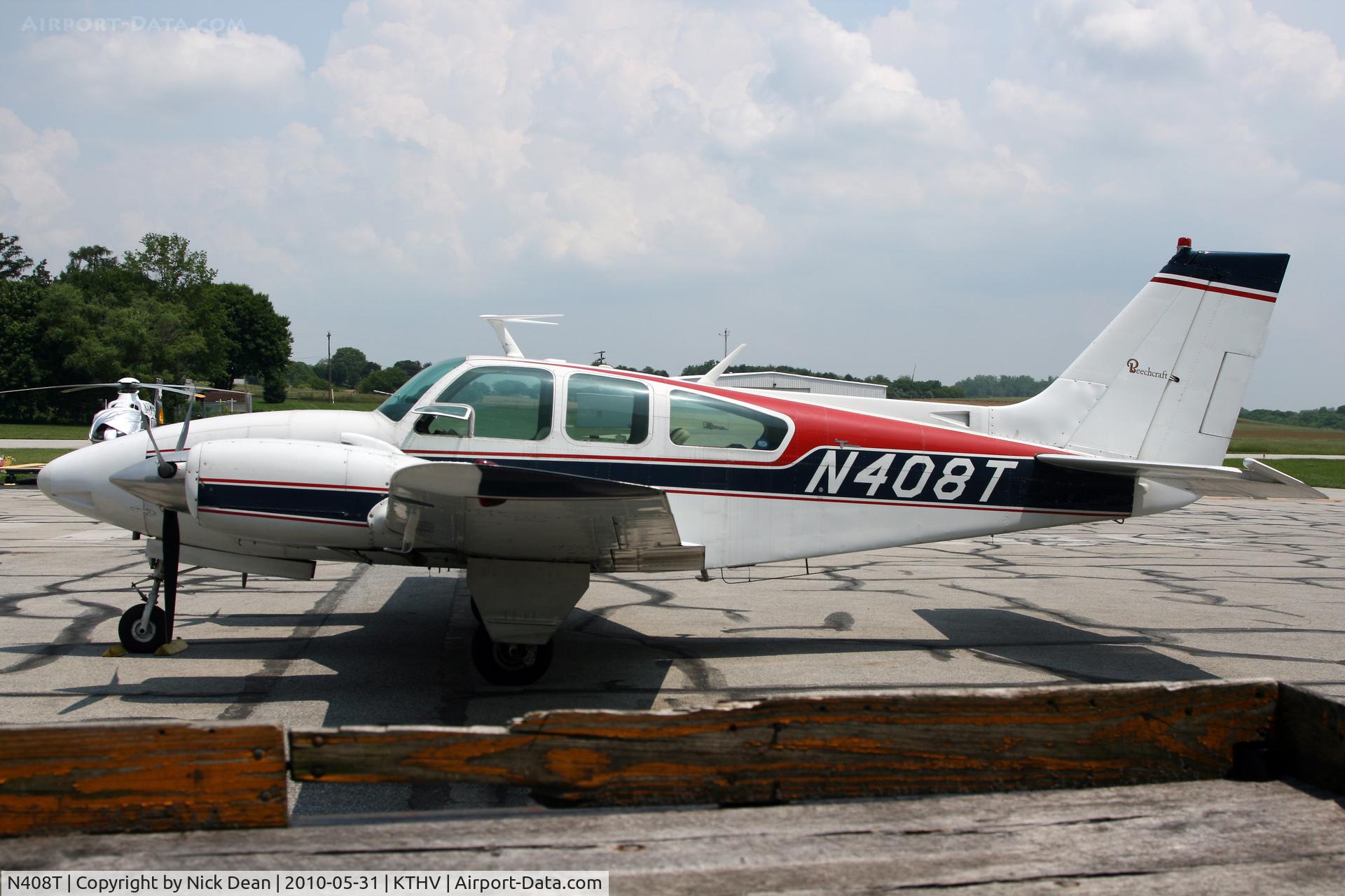 N408T, 1966 Beech C55 Baron (95-C55) C/N TE-193, KTHV
