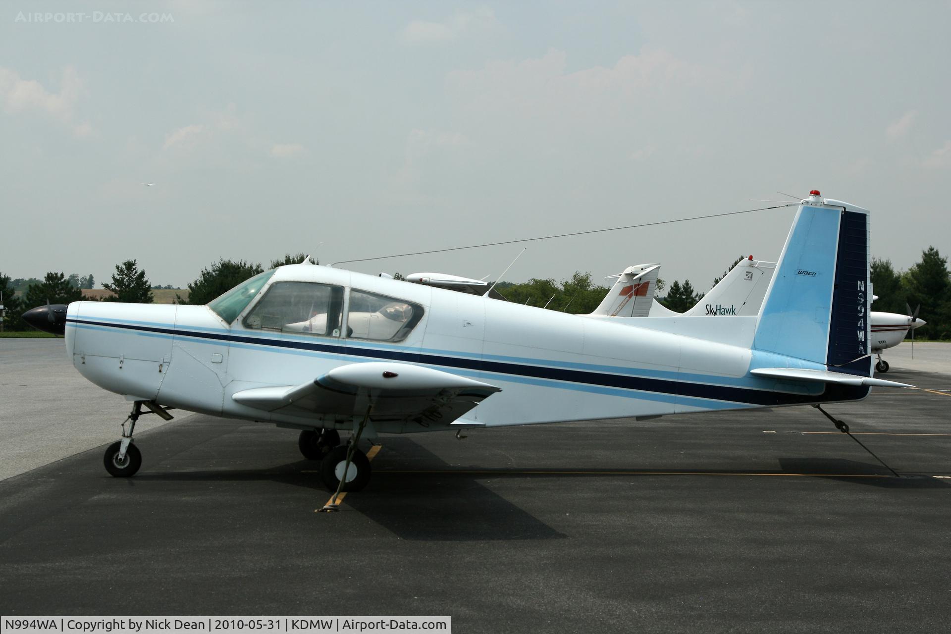 N994WA, 1968 SIAI-Marchetti S-205-22R C/N 394, KDMW