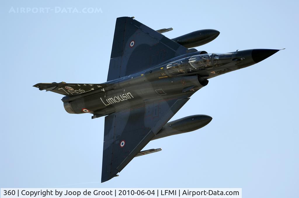 360, Dassault Mirage 2000N C/N 338, A couple of Mirage 2000s were marked for the 70st anniversary of the 'Limousine' unit EC03.004.