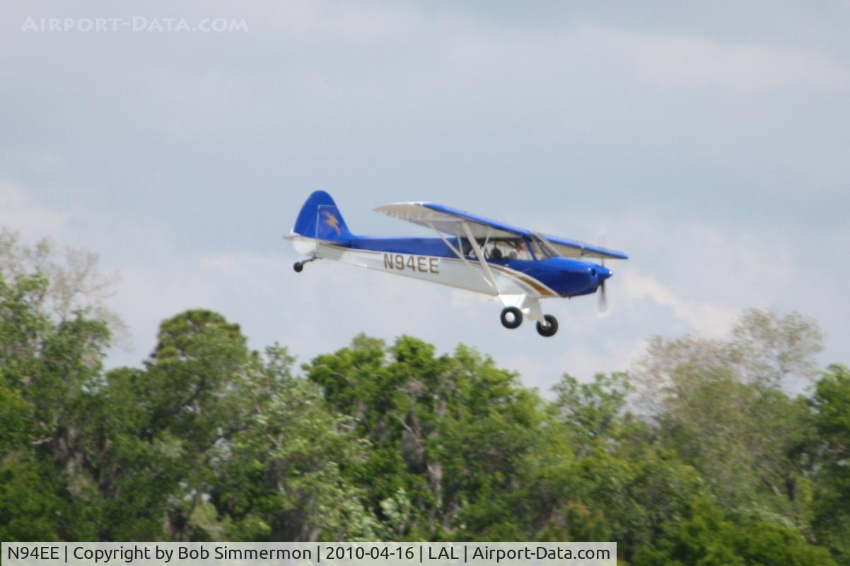 N94EE, 2007 Cub Crafters CC11-100 Sport Cub C/N CC11-00022, Arriving at Lakeland, Florida during Sun N Fun 2010.
