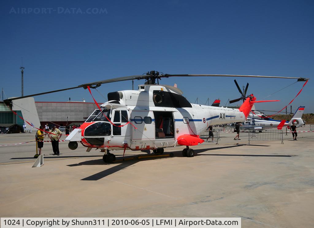 1024, Aérospatiale SA-330B Puma C/N 1024, Participant of the LFMI Airshow 2010